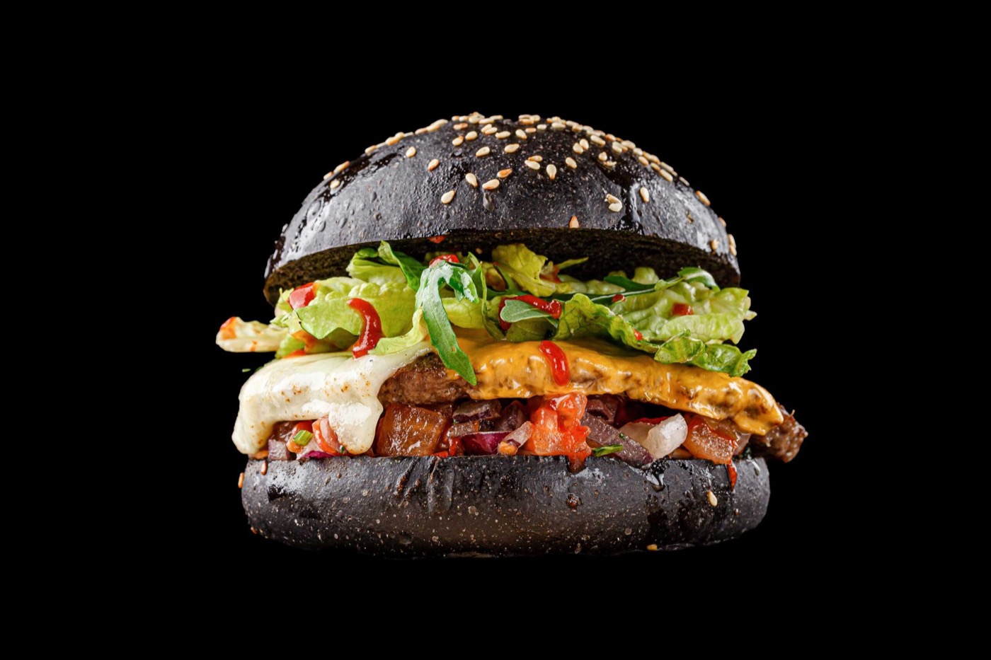 El Burgerritos loaded burger