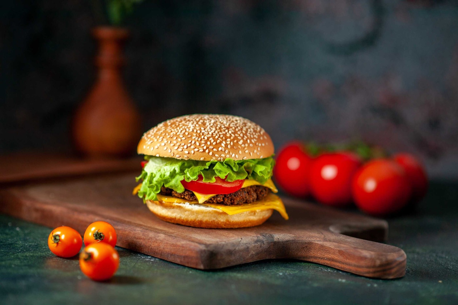 El Burgerritos fresh vegetarian burger